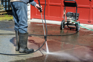 Power Washing Albuquerque Brazas Fire