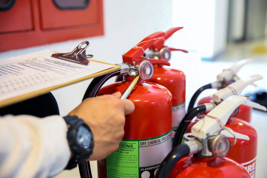Why Are Fire Extinguisher Inspections So Important? Fire extinguisher inspections need to be conducted regularly to ensure your extinguishers are ready to use when you need them. Catching problems early will allow you to fix or replace the part before you need the fire extinguisher. Fire extinguishers are there for a reason: to help extinguish fires and keep everyone as safe as possible. Federal Fire Extinguisher Laws Federal Laws require fire extinguishers to be inspected frequently. There are certain procedures that must be followed at work, according to OSHA. Fire extinguisher inspections should be conducted routinely on all types of fire extinguishers. Not only is this important for you as a business owner, because you want to ensure you can keep everyone and everything in your facility safe, but it is also important because your business must comply with the law. Inspection can help your fire extinguishers last longer, too! If you catch things early, you can avoid further damage or deterioration. You won’t have to spend money replacing fire extinguishers in the future. Professional inspections provide peace of mind to everyone in the building. Employees, employers, and customers feel safer knowing that extinguishers are maintained. Fire Extinguisher Services We Provide • Visual Inspections • Hydrostatic Testing How Often Should Fire Extinguishers Be Inspected? Fire extinguishers must be hydrostatically tested at specified intervals to verify pressure retention and detect leaks. See below for test frequencies by extinguisher type. Inspect Extinguishers • Pressurized Water & Foam fire extinguishers: Every 5 years • Carbon Dioxide fire extinguishers: Every 5 years or every 10 years • Dry Powder fire extinguishers: Every 12 years • Wet Chemical fire extinguishers: Every 5 years When you choose Brazas Fire for your fire extinguisher services, you receive expert guidance to ensure all inspections comply with code and meet NFPA 10’s minimum requirements. Brazas Fire will send you a comprehensive report after each inspection. Here’s what you get: • This report will specify the services performed during your fire extinguisher inspection. • Inspection tags are attached to each extinguisher to confirm that service is complete. • Licensed professionals perform all our fire extinguisher services. Contact Brazas Fire for Fire extinguisher Inspections. Fire extinguisher inspections ensure safety in the area. Each extinguisher has specific inspection requirements, and federal law mandates professional inspections. Contact Brazas Fire today to consult with a fire prevention specialist and begin securing your business. Brazas Fire Services the Entire Albuquerque, NM Area and the entire State of New Mexico for Fire Extinguisher Inspections. In most cases we provide same-day service. Call 505-889-8899 to Schedule Your Fire Extinguisher Inspection Today!